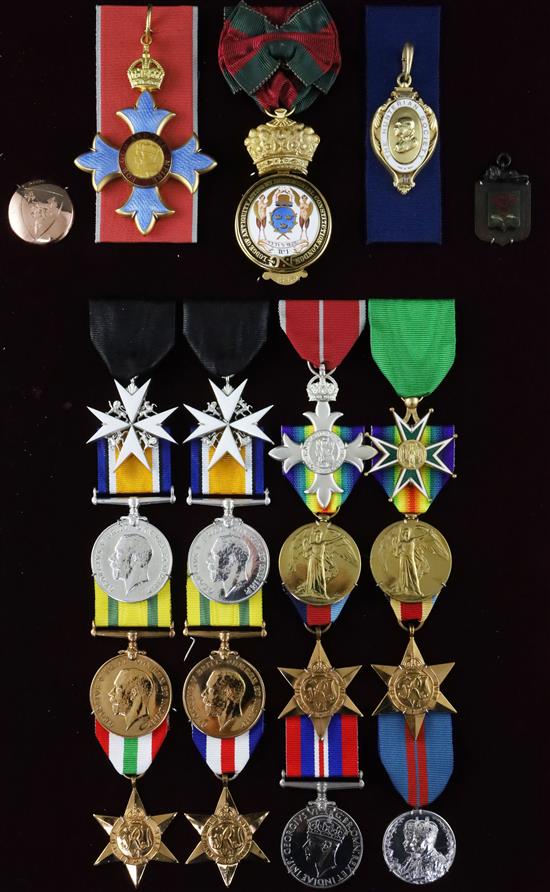 A WW1/WW2 family medals group to Lieutenant Colonel Sydney Arthur Monckton Copeman K.St J., F.R.C.P and his son William Sydney Monckton